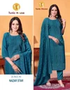 Nazar Star By Tunic House Georgette Kurti With Bottom Dupatta Suppliers In India